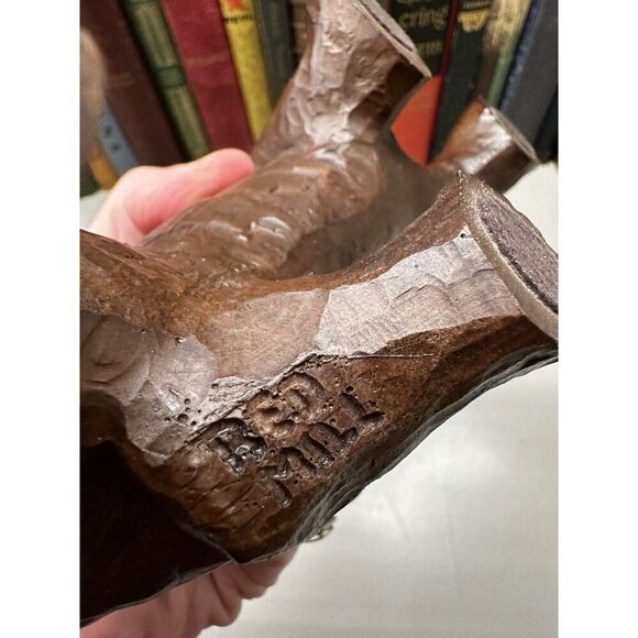 Sussex Spaniel Trotting Figure By Red Mill Hand Carved Vintage Cocker Spaniel - Picture 6 of 9